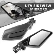 Fit Universal UTV Adjustable Bracket Convex Side View Mirror Roll Cage Bar Mount