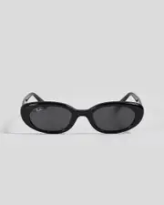 [Ray-Ban] Ray-Ban Men's Rb4441D Bio-Based Sunglasses in Black/Dark Grey One Size Black/Dark Grey