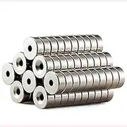 RectangleRefrigerator Magnets, 13PCS D15mm×H5mmHole5mm, Office Magnets, Whiteboard Magnets, Durable Mini Magnets