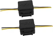 SWOOMEY 2pcs Car Audio Power Filter Noise Filter for Stereo and Amplifier Easy Installation Protects Electronic Components Reduces Noise and Interference for Enhanced Sound Quality