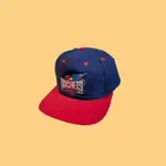 JCI：VINTAGE 90S NBA 休士頓 火箭隊 SNAPBACK 棒球帽 古著 / 南岸嘻哈 / 稀少