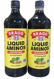 2pk Bragg Liquid Aminos Gluten Free Soy Protein Seasoning 32fl Oz (N2)