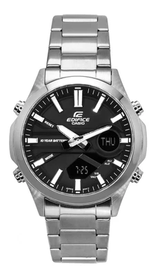 Casio Edifice Analog Digital Black Dial Quartz EFV-C120D-1A 200M Men's Watch