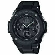 Authentic Casio G-Steel Tough Solar Resin Band Black Men's Watch GSTS100G-1B