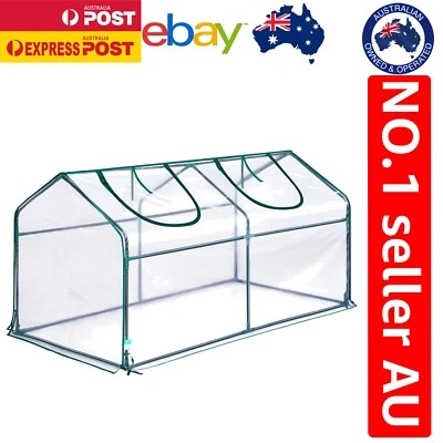 Heavy-duty 71"W x 36"D x 36"H UV Resistant Mini Greenhouse - Secure & Reliable