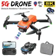 Drone 8K Dual Camera Brushless Motor Obstacle Avoidance Foldable Quadcopter Toy