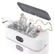 Ultrasonic Jewelry Cleaner Cleaner Machine One Button Control 3-Level Timer D9I4