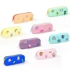 Breathable DIY Hole Paste Pencil Bag Silicone Pencil Case Children's Gifts