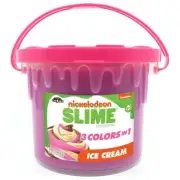 Nickelodeon Slime Bucket 3-in-1 Ice Cream Colors 3 lbs