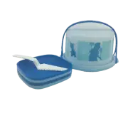 NEW TUPPERWARE frozen mini serving set tupperTOY 8 pc cake plate cutter FREE SHI