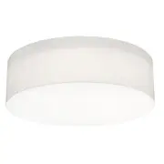 AFX Lighting Anton 3 Light 15" Flush Mount, Linen White - ANF1524MB-LW