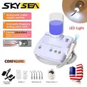 Dental Ultrasonic Scaler 2 Bottles Fits EMS Cavitron Woodpecker /4*LED Handpiece