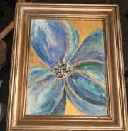 Floral Painting On Canvas Original By Lane BODIE Abstract Impressionist 2021