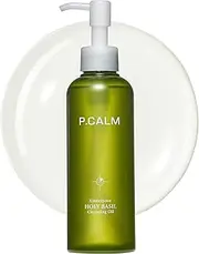 [P.CALM] UnderPore Holy Basil Cleansing Oil 190ml | Instant Blackhead Reducing Pore Control Cleansing Oil with Holy Basil Extract for Sensitive Skin | Korean Skincare