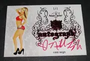 2015 Benchwarmer NIKKI LEIGH Sin City #61 Red Foil Variant #1/1 PLAYBOY Playmate