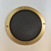 6.5" Inch Speaker Cover Gold Frame Metal Mesh Grills For Car Audio DJ PA Speaker