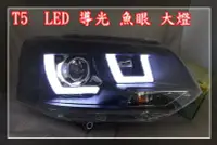 在飛比找Yahoo!奇摩拍賣優惠-【炬霸科技】T5 LED 導光 光圈 魚眼 大燈 福斯 VW