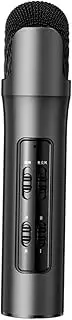 HONITANO 1 Set Ktv Microphone Lightweight Durable Mini Handheld Condenser Mic for Party Home Use Noise Reduction Compatible with Mobile Phones Computers Stylish Design