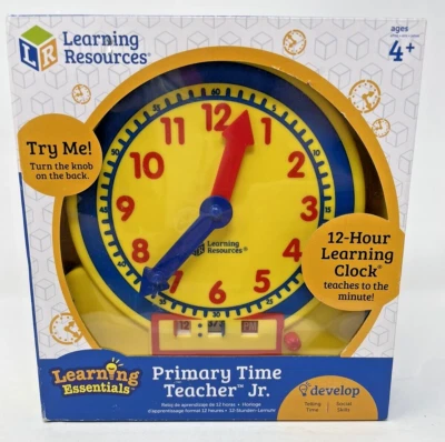 Learning Resources Primary Time Teacher Junior 12 Hour Learning Clock