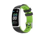 Smart Bluetooth Watch Moving Blood Pressure Heart Rate Waterproof Watch - BLACK GREEN