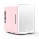 Portable 4L Mini Fridge for Car, Camping, Travel, Skincare Drink Cooler and Warm