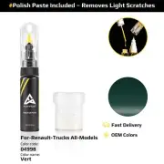 Touch Up Paint For Renault Trucks All Models 04998 Vert With Polish Paste