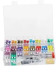 LIFKOME 300 Pcs Car Assortment Kit with Fuse Tester Compact Automotive for Cars Trucks Boats and Motorcycles Convenient Storage