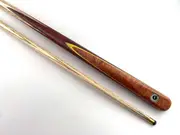 2pc Desert Cue with jarrah butt, brown mallee burl splice, 1 splice