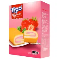 在飛比找蝦皮購物優惠-TIPO瑞士捲 （草莓口味 牛奶口味） 180g