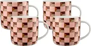 Maxwell & Williams Syracuse Mug Gift Boxed, Peach, 480 ml (Set of 4)
