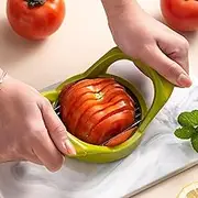 Stainless Steel Tomato and Potato Slicer - Multi-Function Fruit and Vegetable Slicer
