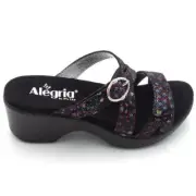 Alegria Leather Slide Sandals Roux Lush