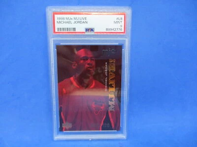 1998 UPPER DECK MJX #L8 MJ LIVE MICHAEL JORDAN #/100 PSA 9