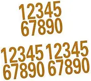 SEWACC 3 Sets Reflective Number Decals Self Adhesive Stickers for Mailbox Car Address Signage Easy to Apply for Home Identification and