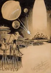 Robot Aliens : Frank R. Paul : Pulp SciFi : Archival Quality Art Print
