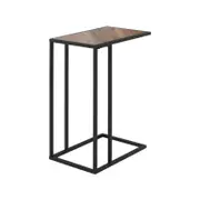 Urban Style 480mm Dark Walnut Shine Side Table