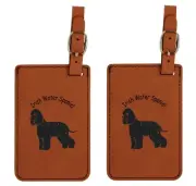 L3398 Irish Water Spaniel Luggage Tags 2Pk FREE SHIPPING