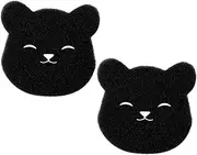 Ipetboom 2pcs Laundry Ball Sponge Filter Lint Remover Ball Washing Machine Lint Washing Machine Lint Filter Laundry Filter Mesh Washer Lint Remover Filter Net Polyurethane Black