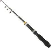 Portable Small Fishing Rod Lightweight Miniature Fishing Pole for Men with Non Slip Handle and Kayaking