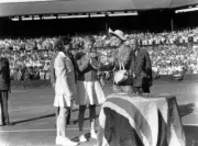 1949 Margaret Du Pont Of The Usa And Louise Brough OLD PHOTO