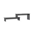 Tv Cabinet High Gloss Grey 180 X 30 X 43 Cm Chipboard