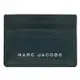 MARC JACOBS 馬克賈伯 浮雕LOGO漆皮信用卡名片夾.深綠