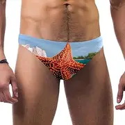[VBFOFBV] Men's Printed Jammer Swimsuit Swim Shorts, Sunflower and Wooden Board Art Modern