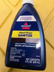 Crosswave Spinwave Bissell 8 fl.oz Bottle Hard Floor Vinyl Sanitize Cleaning