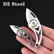 Mini Folding Blade Knife Keychain Pocket Knife Portable Outdoor Camping EDC Tool