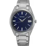 SEIKO 精工 CS 時尚石英女錶 送禮推薦-藍X銀/36MM (SUR317P1)_SK045