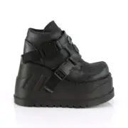 Demonia Stomp-15 Platform Wedge Boots • Ships in 2-4 Weeks • Gothic