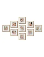 [Profile Australia] Gallery Wall Set G-A (9 Frames) in Natural Oak