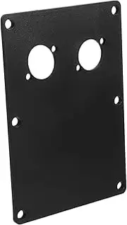 SUPVOX Sturdy Plastic Speaker Terminal Board Loudspeaker Wall Plate Diy Speaker Panel 162x112x3.8mm for Stage Performance