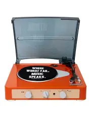 [Gadhouse] Brad MKII Record Player in Tangerine